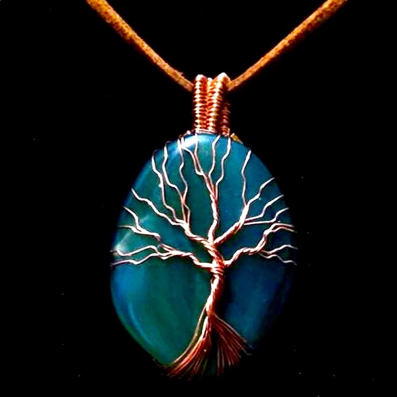 Designer glass Tree of life pendants - Picture 3 of 5